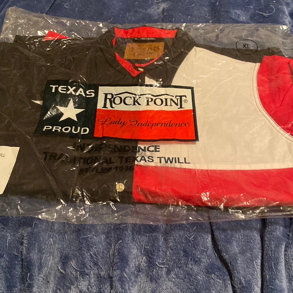 Rockpoint Lady Independence Texas Flag Shirt